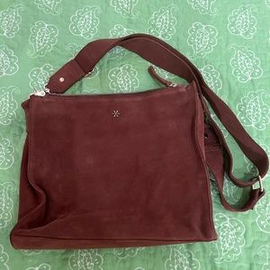 Erin Condren Suede Crossbody Bag